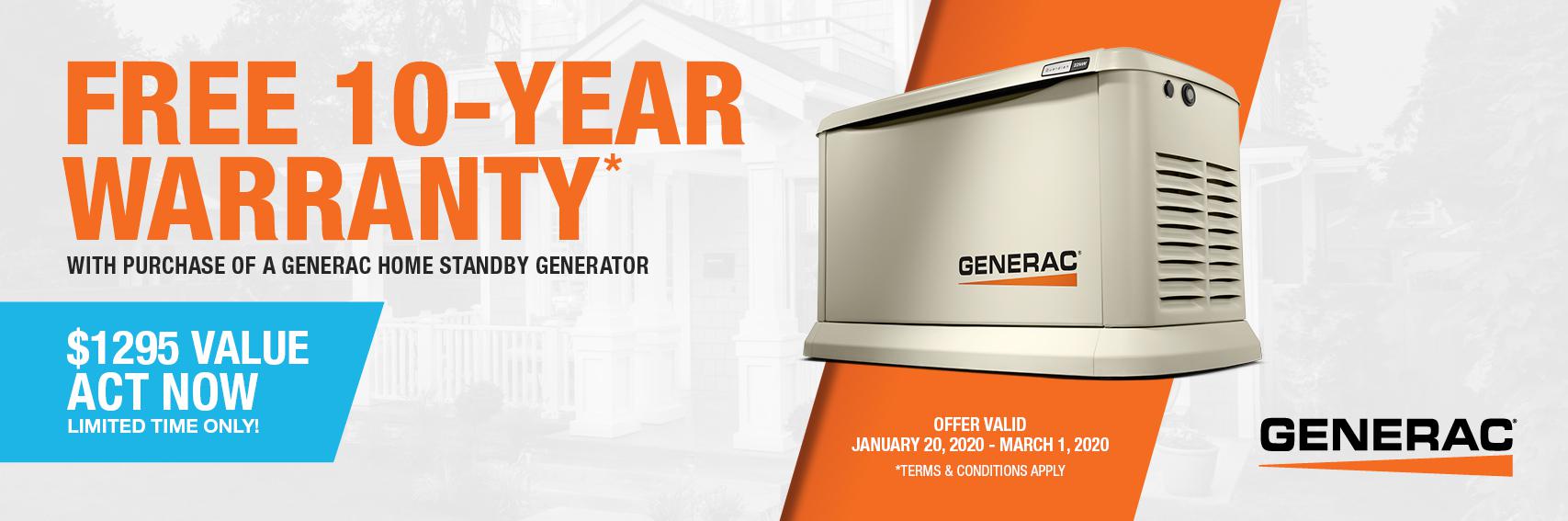 Homestandby Generator Deal | Warranty Offer | Generac Dealer | Pointe-Claire, QC